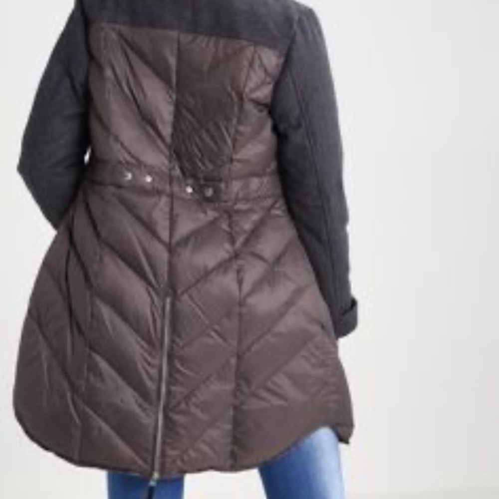 DOWN/WOOL NWT COAT - Picture 2 of 8